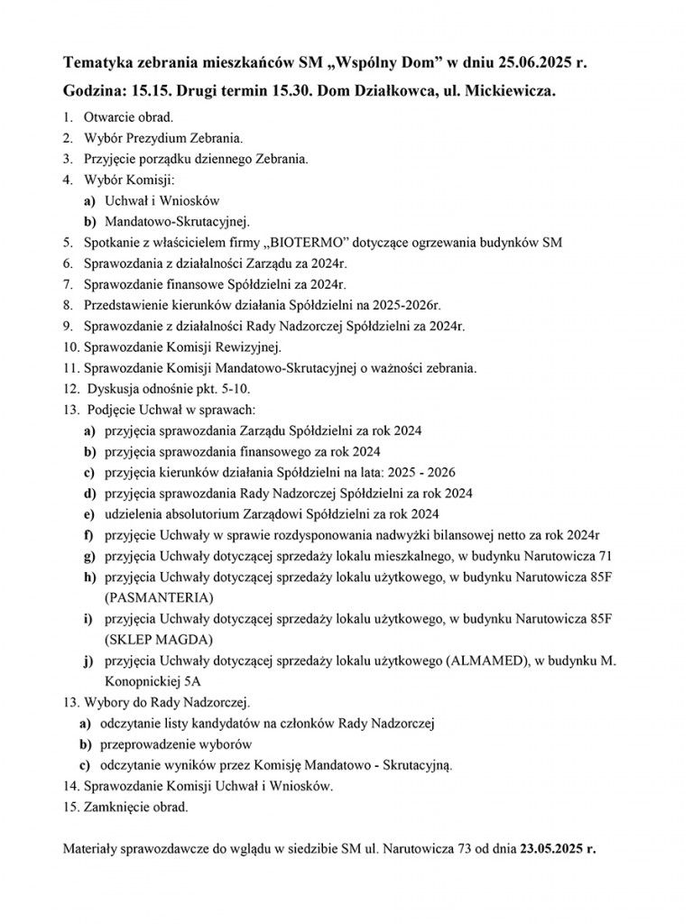 Microsoft Word - TEMATYKA ZEBRANIA